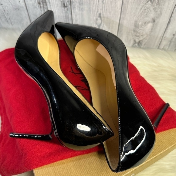 CHRISTIAN LOUBOUTIN kate 85 patent leather heels - Picture 6 of 13